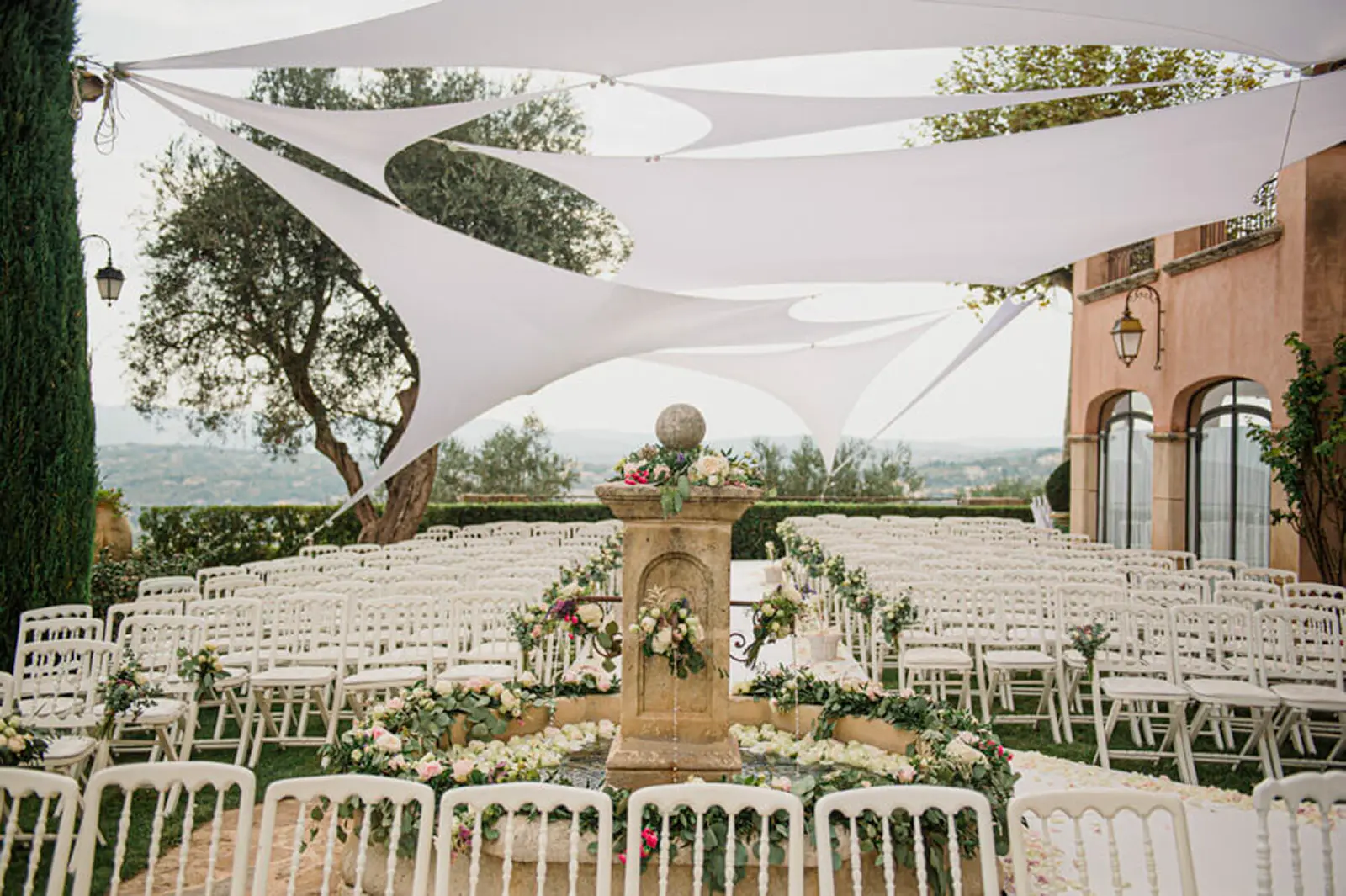 Antibes wedding portrait on Cap d'Antibes at golden hour